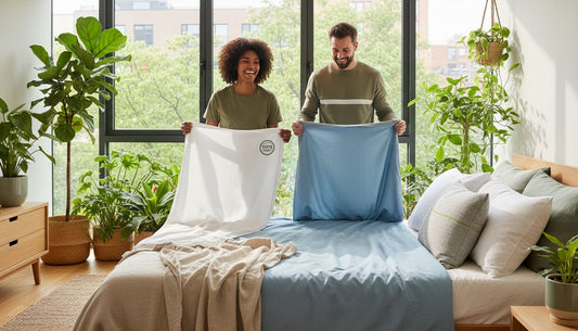 sustainable bedding bedroom